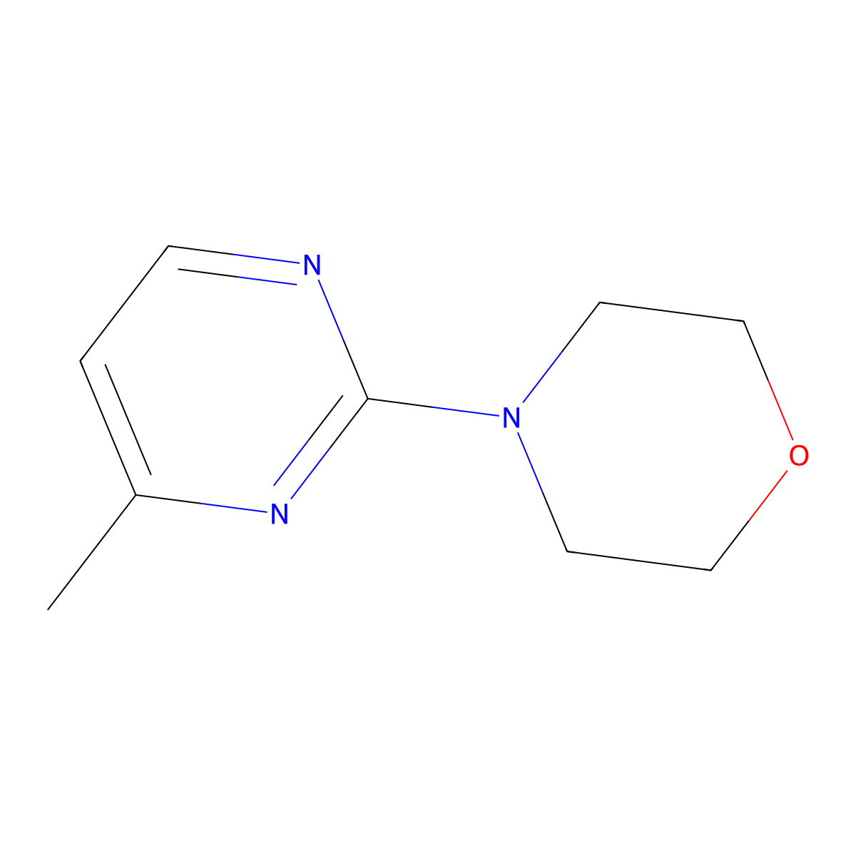 4-(4-Methylpyrimidin-2-yl)morpholine molecular structure, CAS 682794-98-5