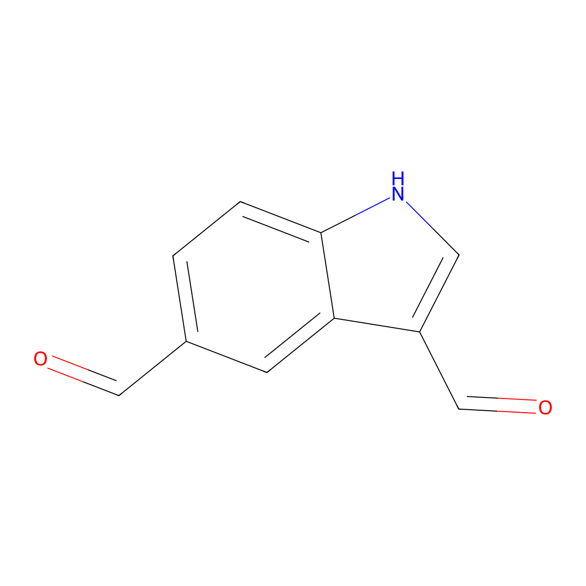 1H-Indole-3,5-dicarbaldehyde molecular structure, CAS 682802-87-5