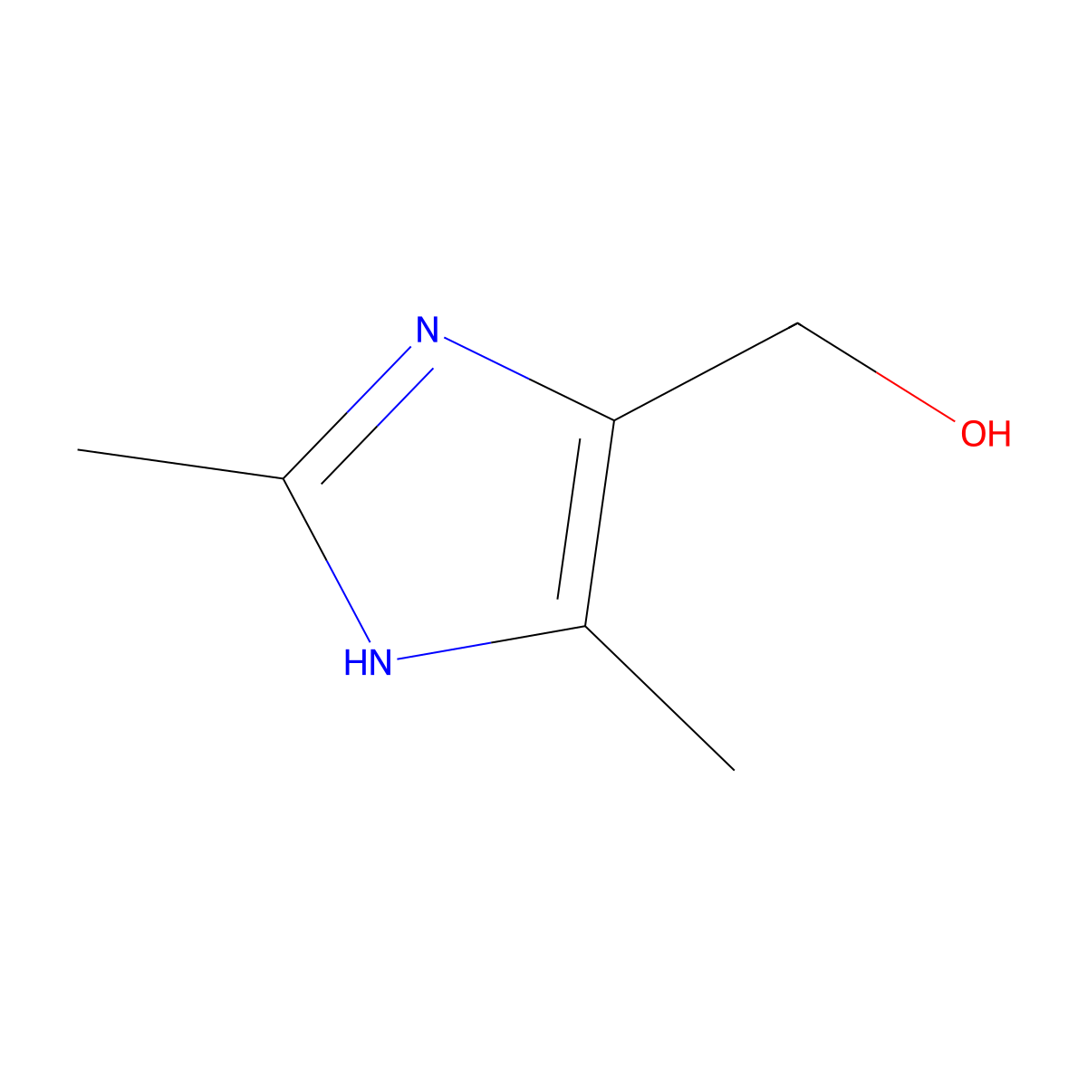 (2,5-Dimethyl-1H-imidazol-4-yl)methanol molecular structure, CAS 68283-57-8