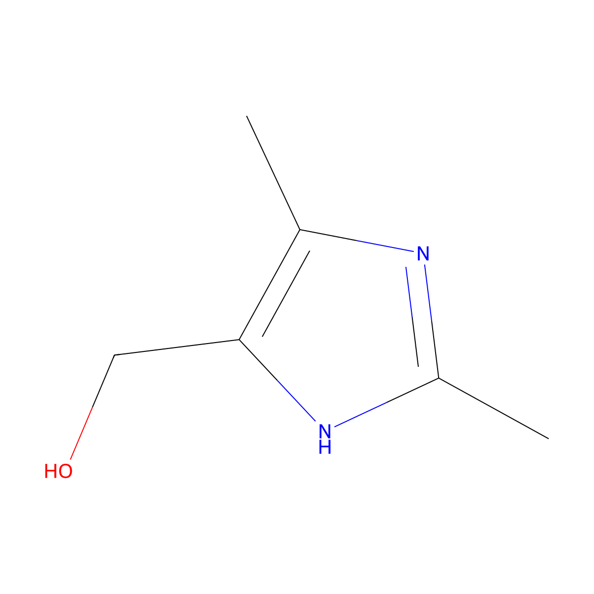 (2,5-Dimethyl-1H-imidazol-4-yl)methanol molecular structure, CAS 68283-57-8