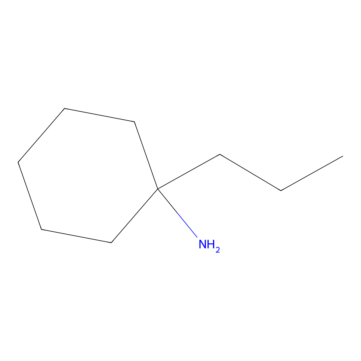 1-Propylcyclohexan-1-amine molecular structure, CAS 68288-34-6