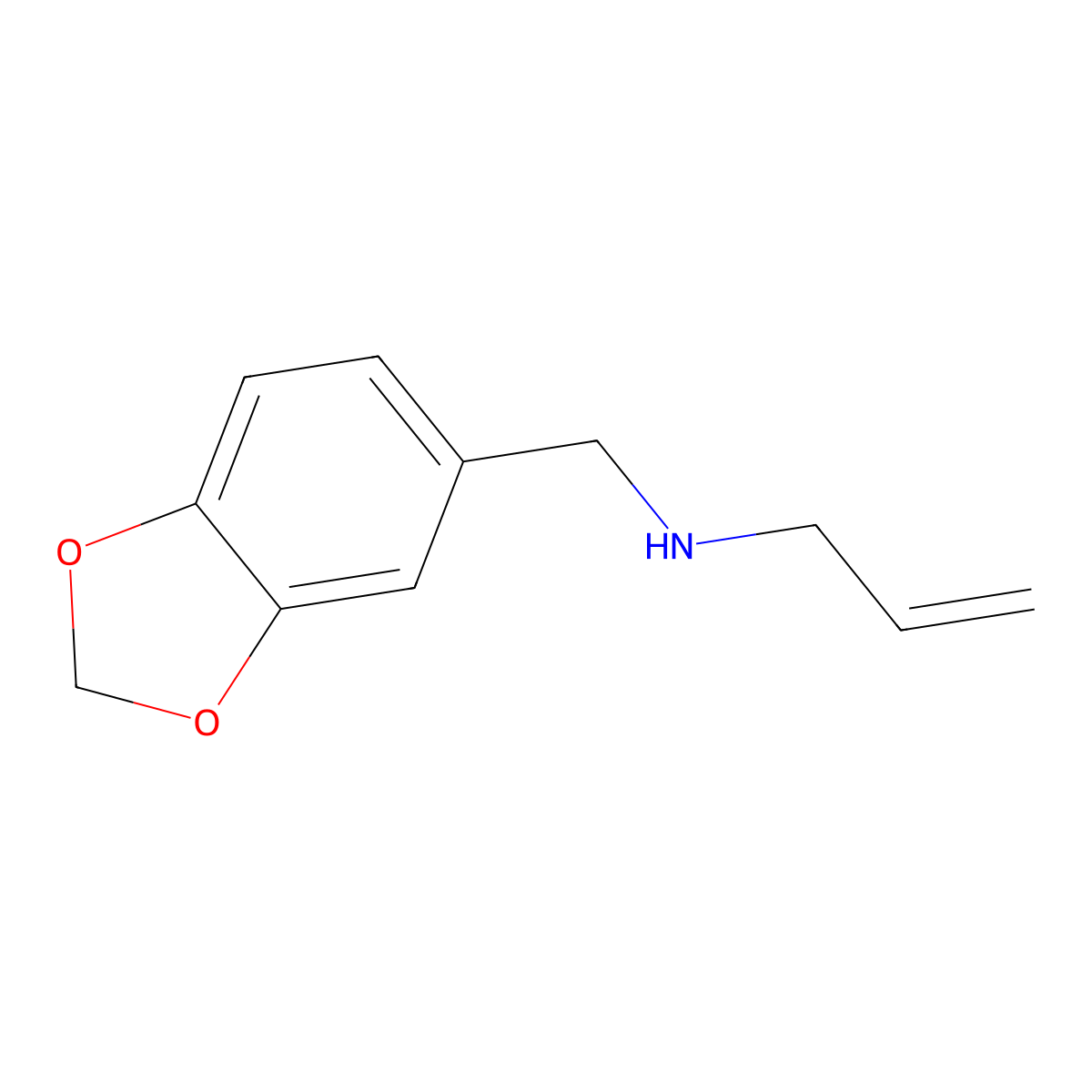 [(2H-1,3-benzodioxol-5-yl)methyl](prop-2-en-1-yl)amine molecular structure, CAS 68291-57-6