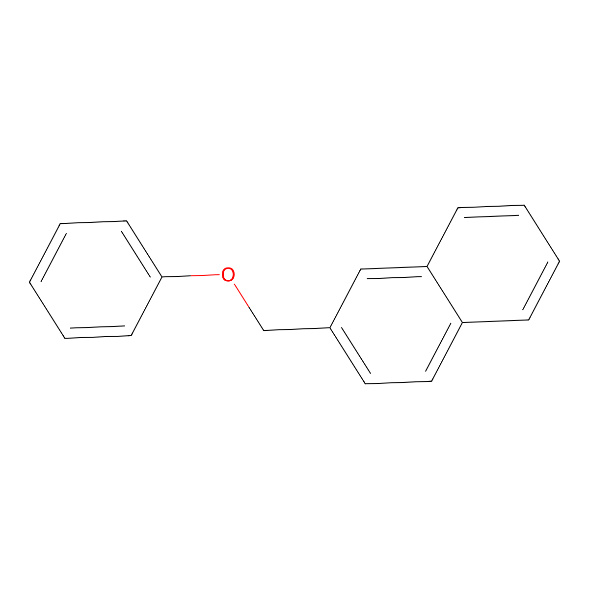 2-(Phenoxymethyl)naphthalene molecular structure, CAS 68299-58-1