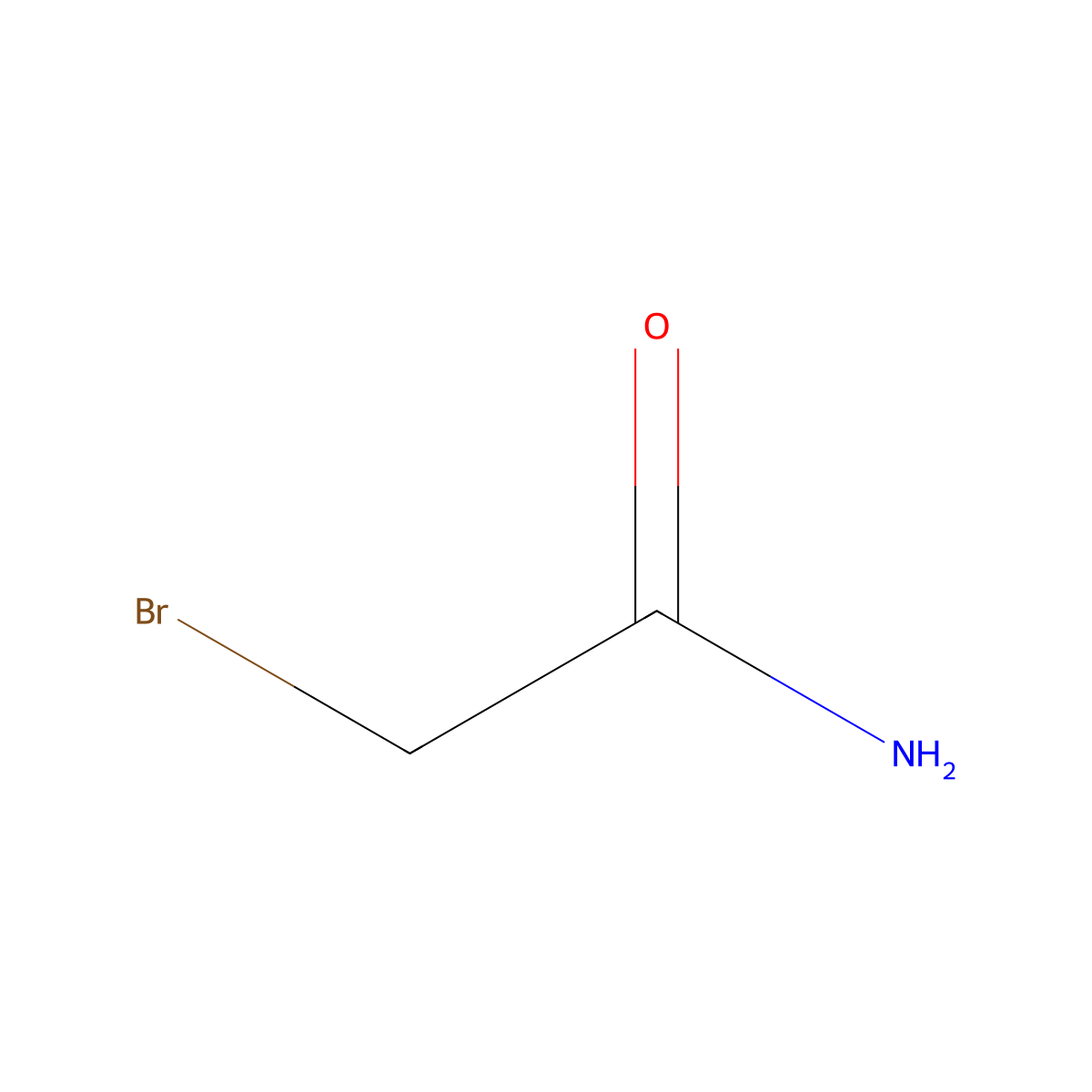 2-Bromoacetamide molecular structure, CAS 683-57-8