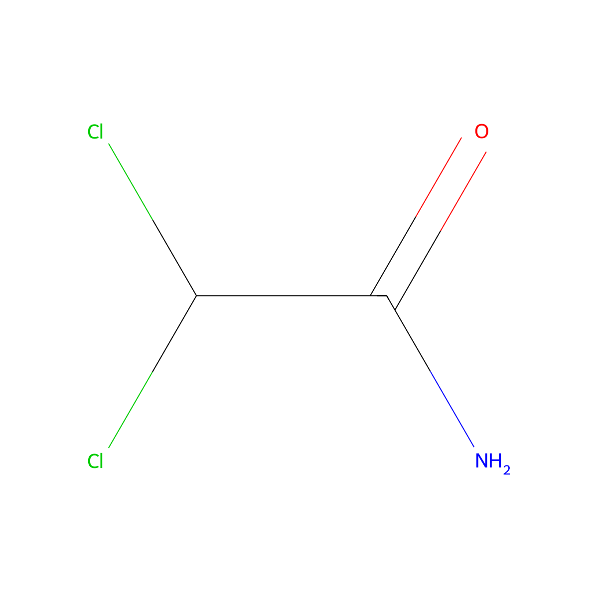 Dichloroacetamide molecular structure, CAS 683-72-7
