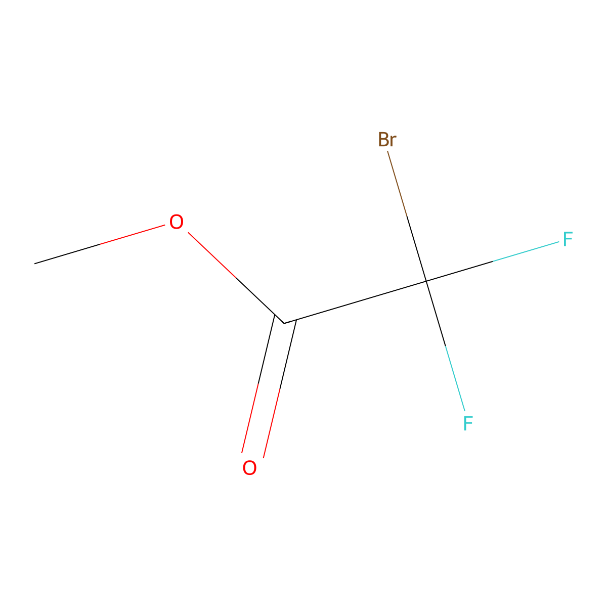 Methyl Bromodifluoroacetate molecular structure, CAS 683-98-7