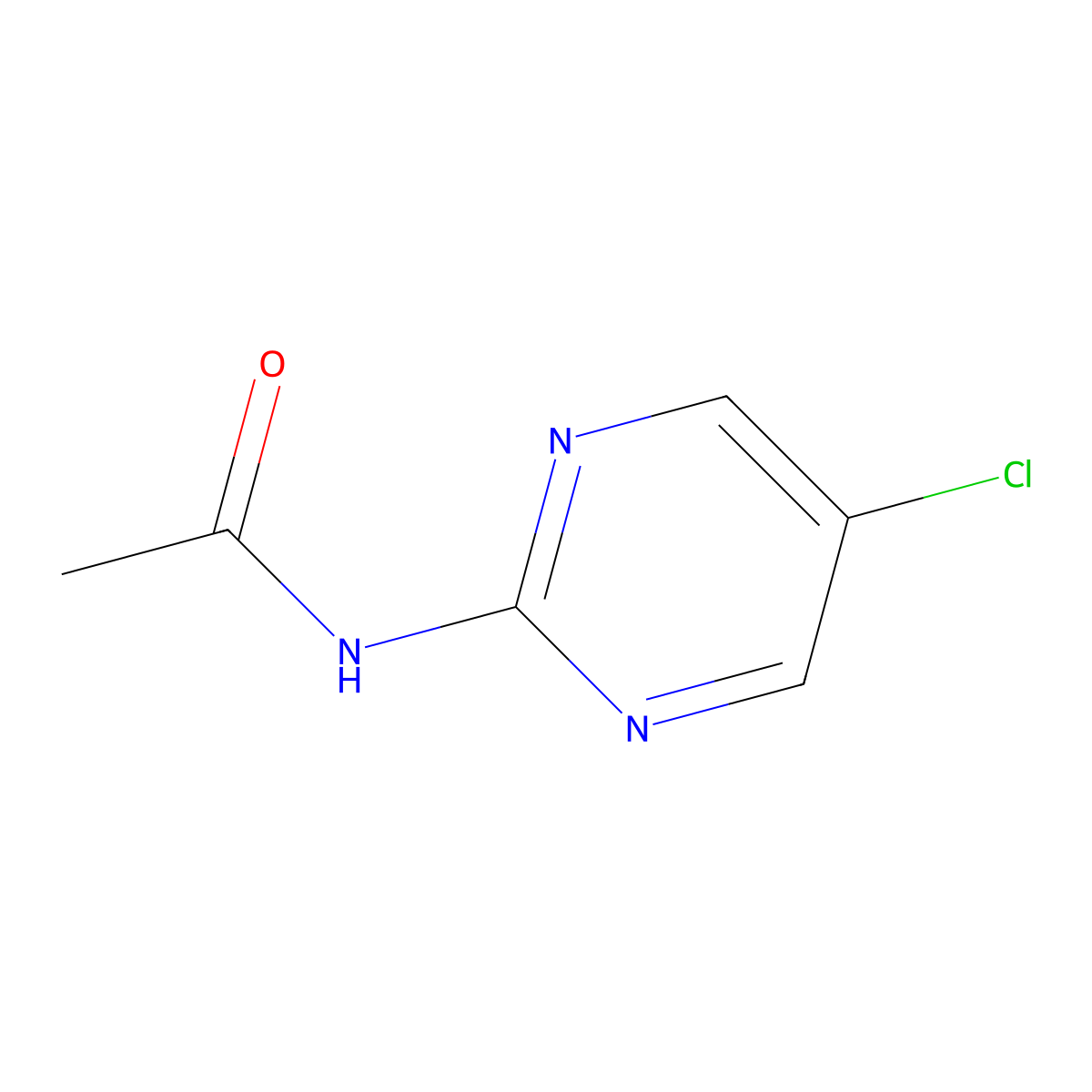 N-(5-Chloropyrimidin-2-yl)acetamide molecular structure, CAS 68303-37-7