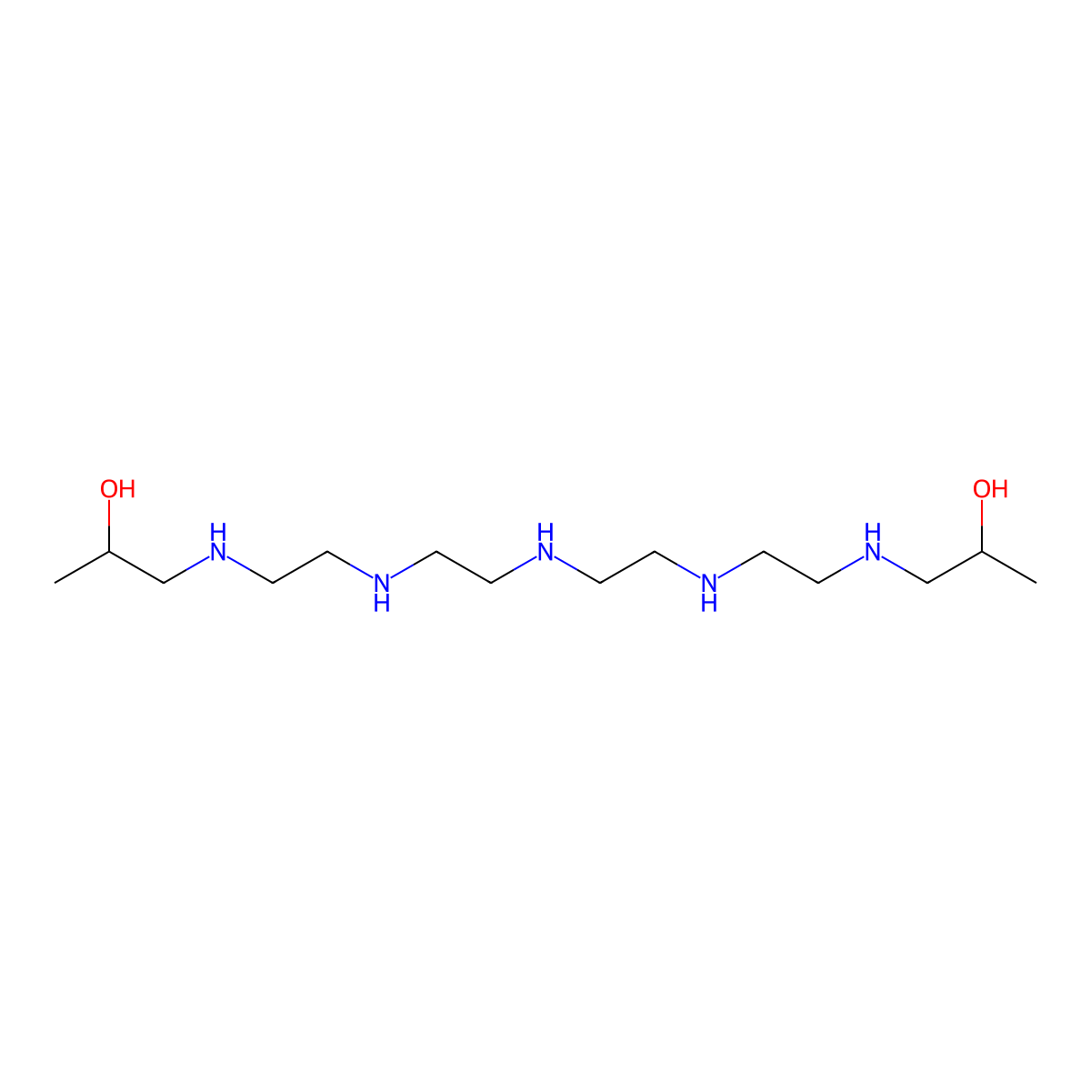 4,7,10,13,16-Pentaazanonadecane-2,18-diol molecular structure, CAS 68310-63-4