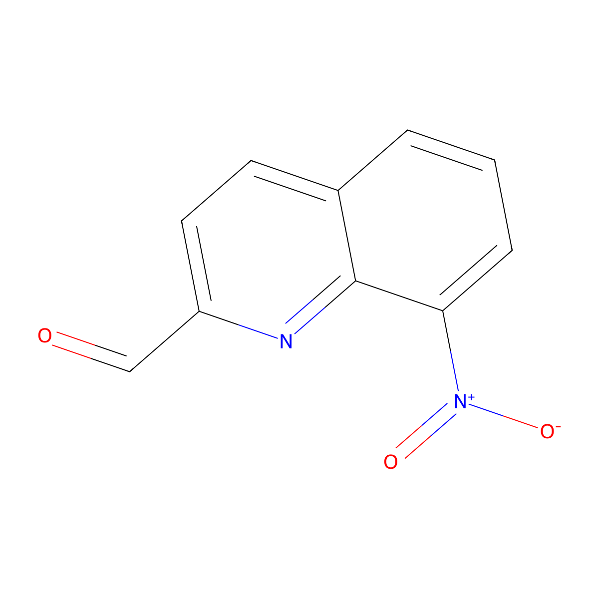 8-Nitroquinoline-2-carbaldehyde molecular structure, CAS 68311-64-8