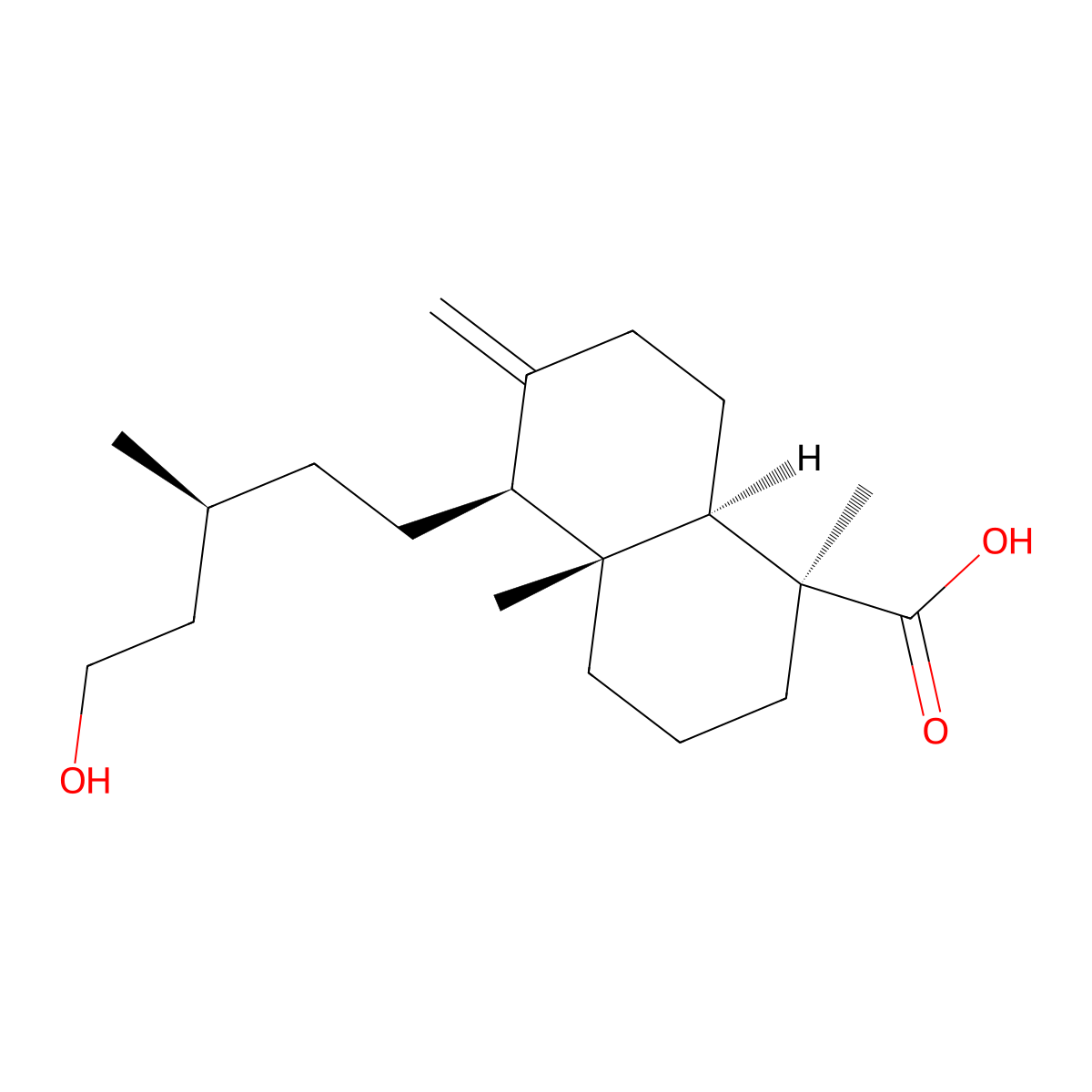 Imbricatolic Acid molecular structure, CAS 6832-60-6