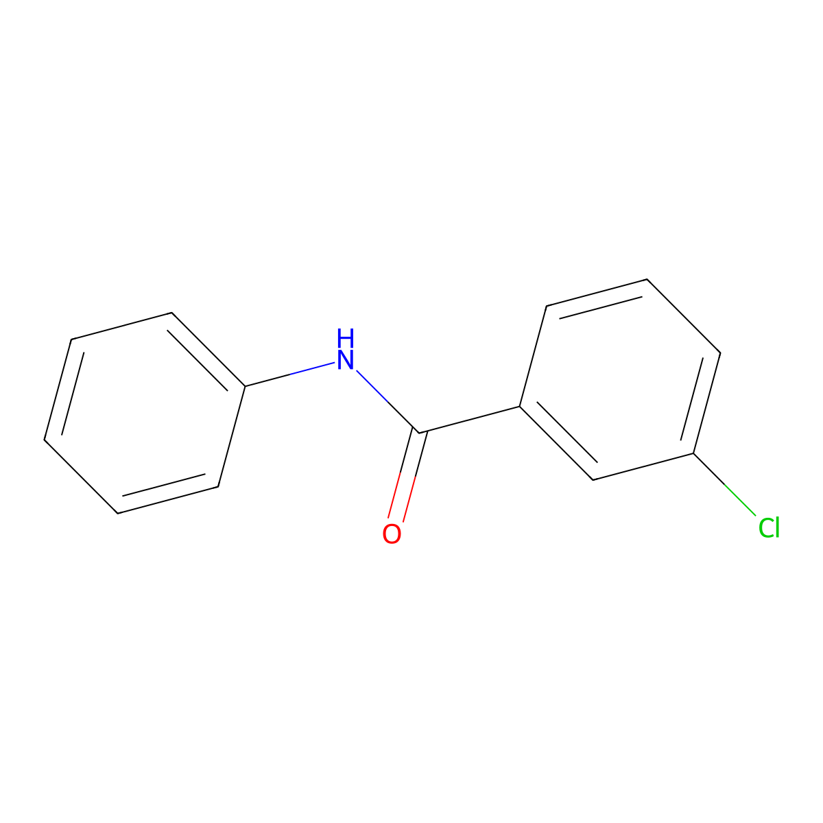3-chloro-N-phenylbenzamide molecular structure, CAS 6832-92-4