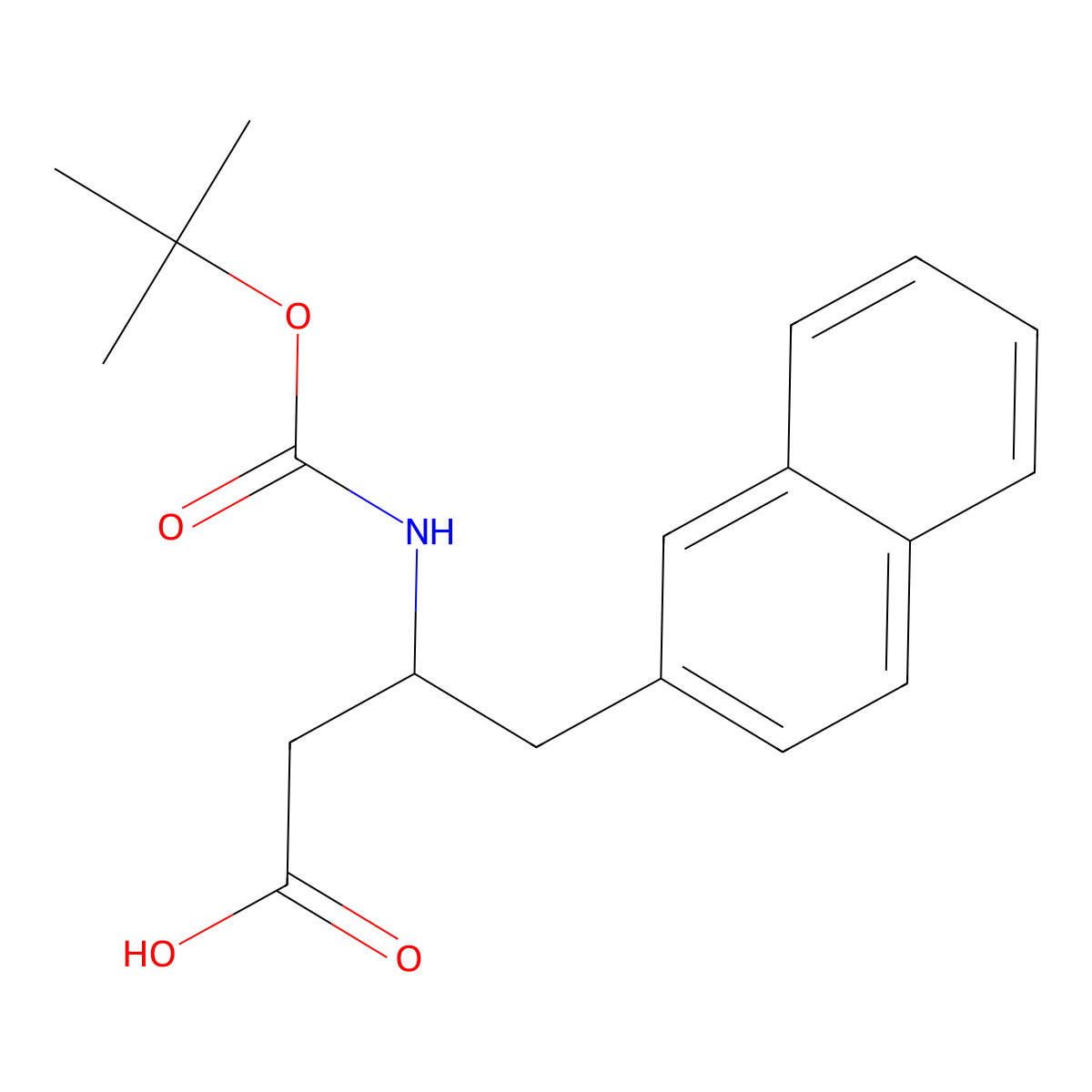 3-(Boc-amino)-4-(2-naphthyl)butyric Acid molecular structure, CAS 683219-75-2