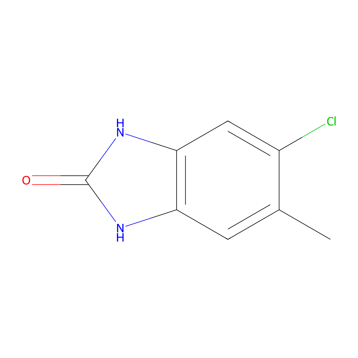 5-Chloro-6-methyl-1H-benzo[d]imidazol-2(3H)-one molecular structure, CAS 683240-81-5