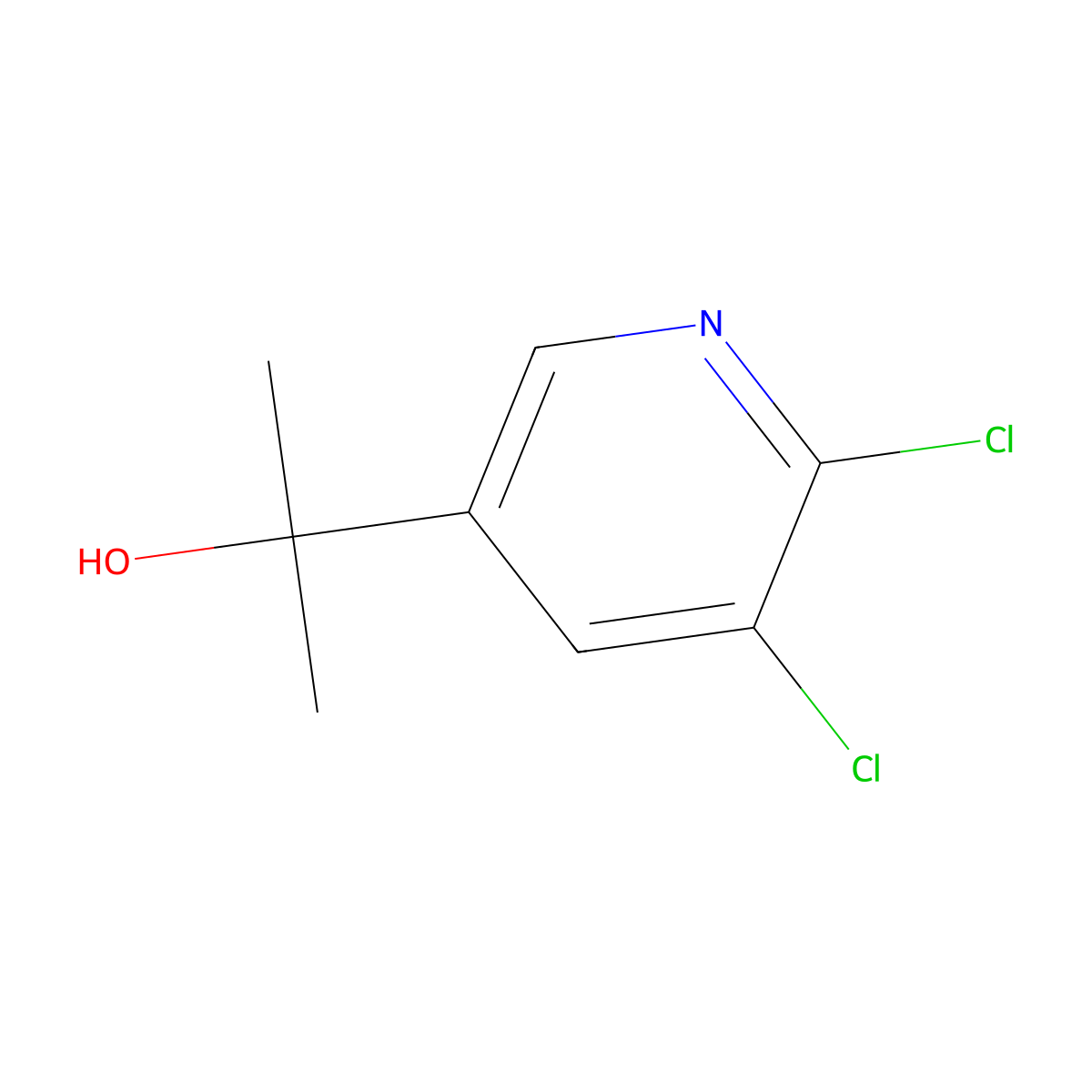 2-(5,6-Dichloropyridin-3-yl)propan-2-ol molecular structure, CAS 683243-92-7