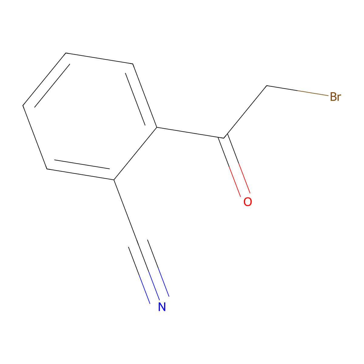 2-(2-Bromoacetyl)benzonitrile molecular structure, CAS 683274-86-4