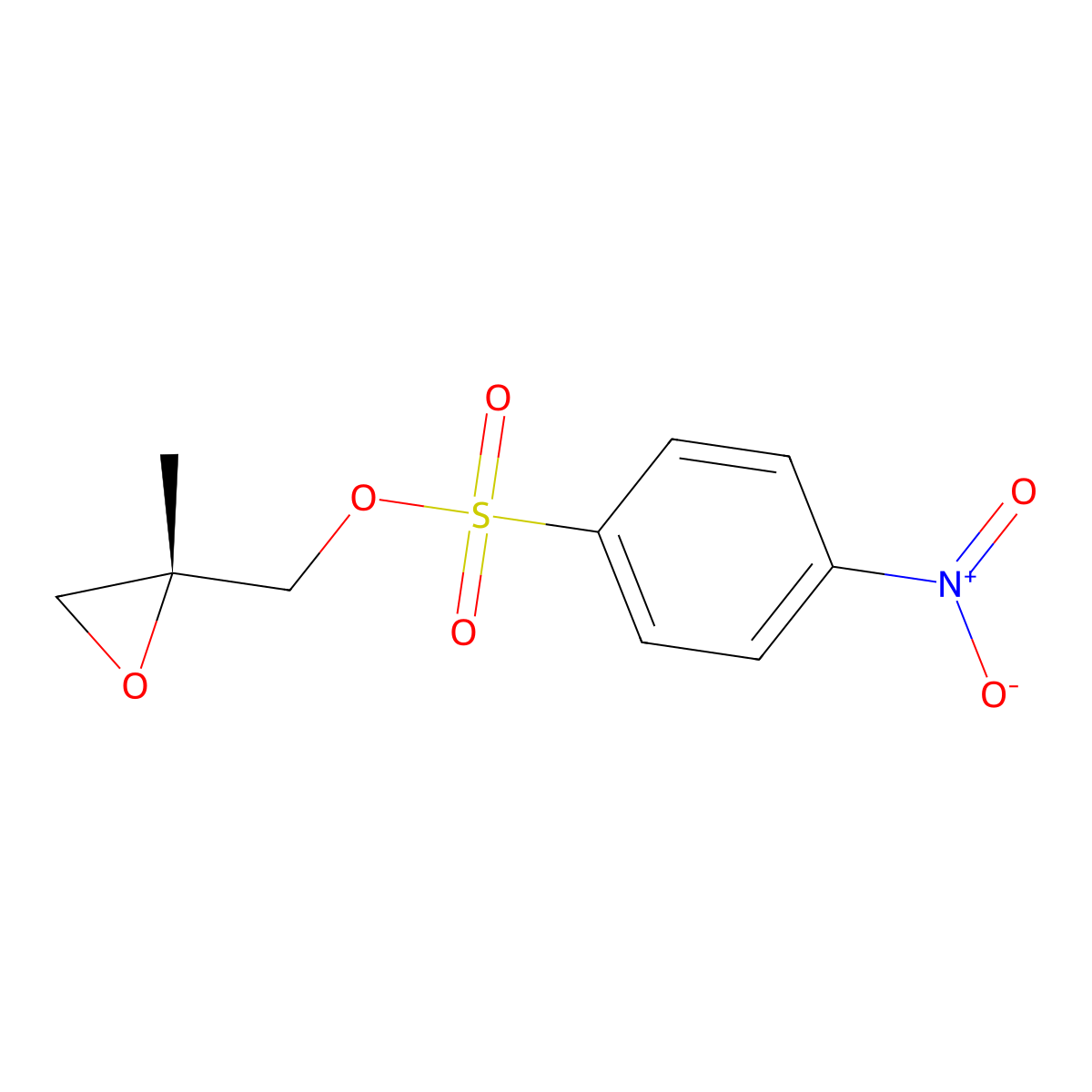 [(2R)-2-Methyl-2-oxiranyl]methyl 4-nitrobenzenesulfonate molecular structure, CAS 683276-64-4