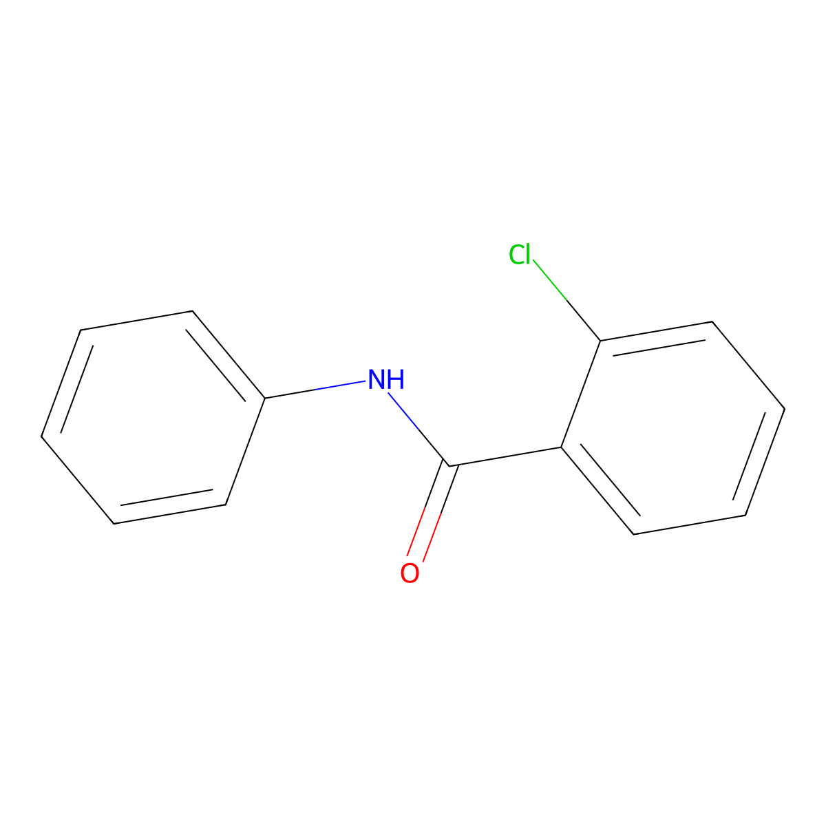 2-Chlorobenzanilide molecular structure, CAS 6833-13-2