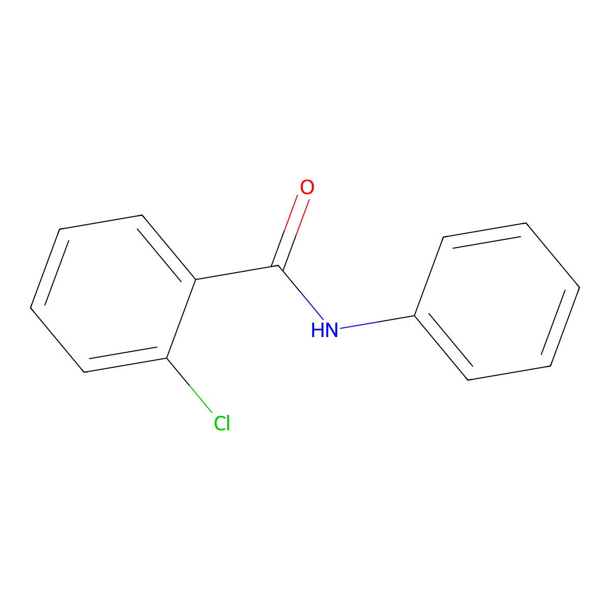 2-Chlorobenzanilide molecular structure, CAS 6833-13-2
