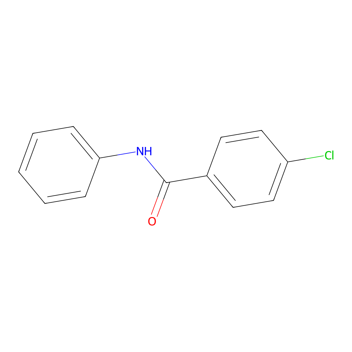4-Chlorobenzanilide molecular structure, CAS 6833-15-4