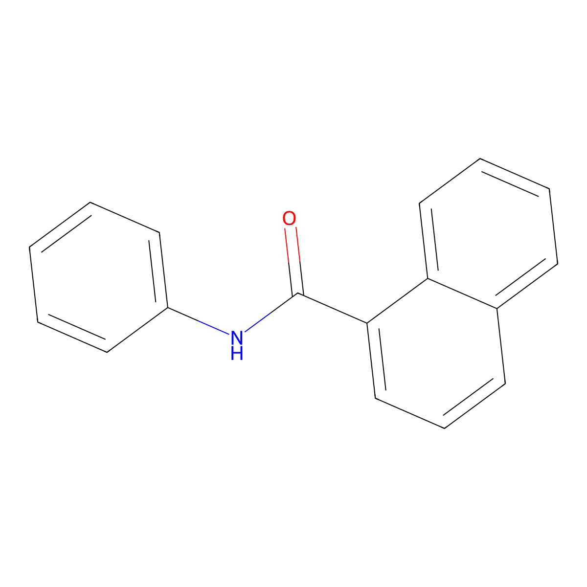 1-Naphthanilide molecular structure, CAS 6833-19-8