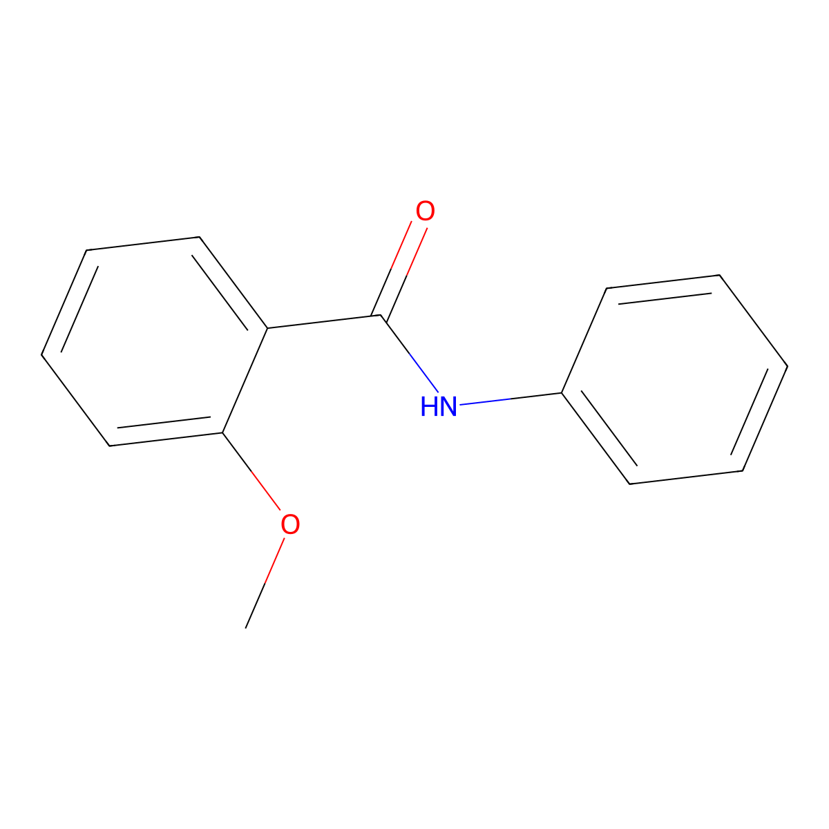 2-methoxy-N-phenylbenzamide molecular structure, CAS 6833-21-2