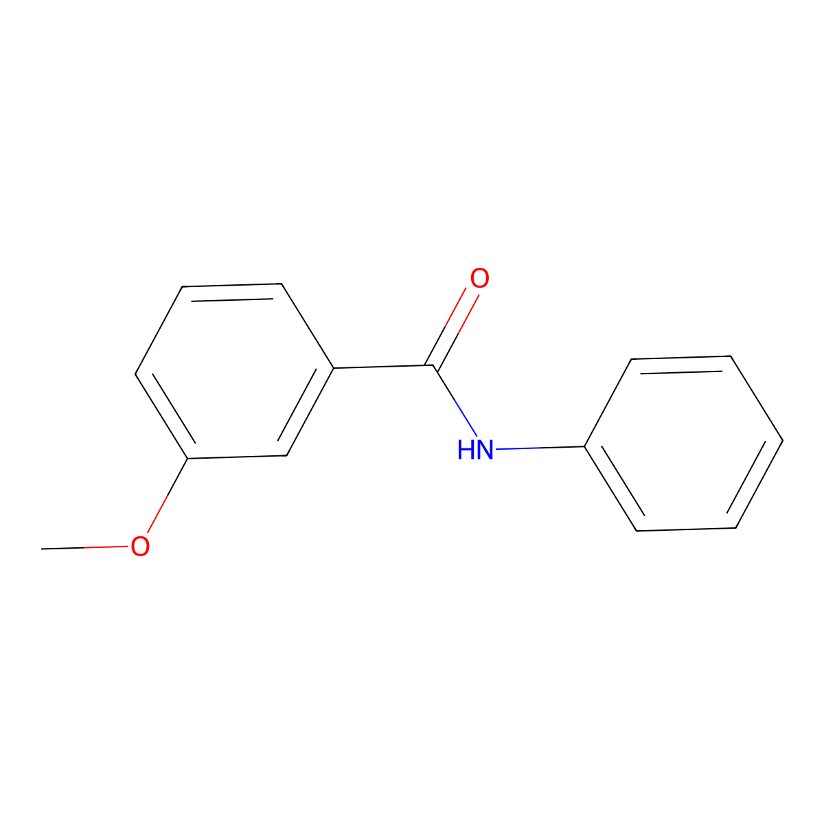 3-methoxy-N-phenylbenzamide molecular structure, CAS 6833-23-4