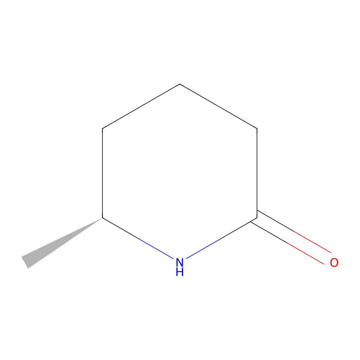 (R)-6-Methylpiperidin-2-one molecular structure, CAS 68330-73-4