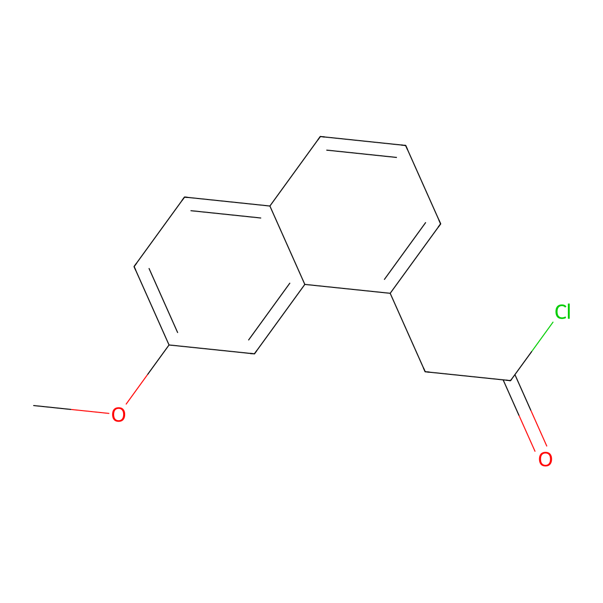 2-(7-Methoxynaphthalen-1-yl)acetyl chloride molecular structure, CAS 6836-23-3