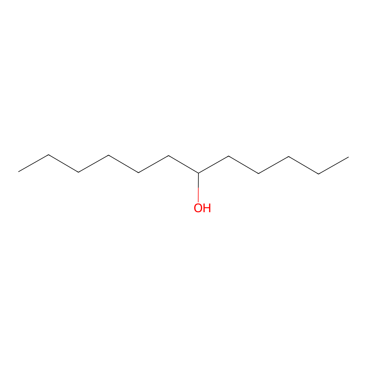 6-Dodecanol molecular structure, CAS 6836-38-0