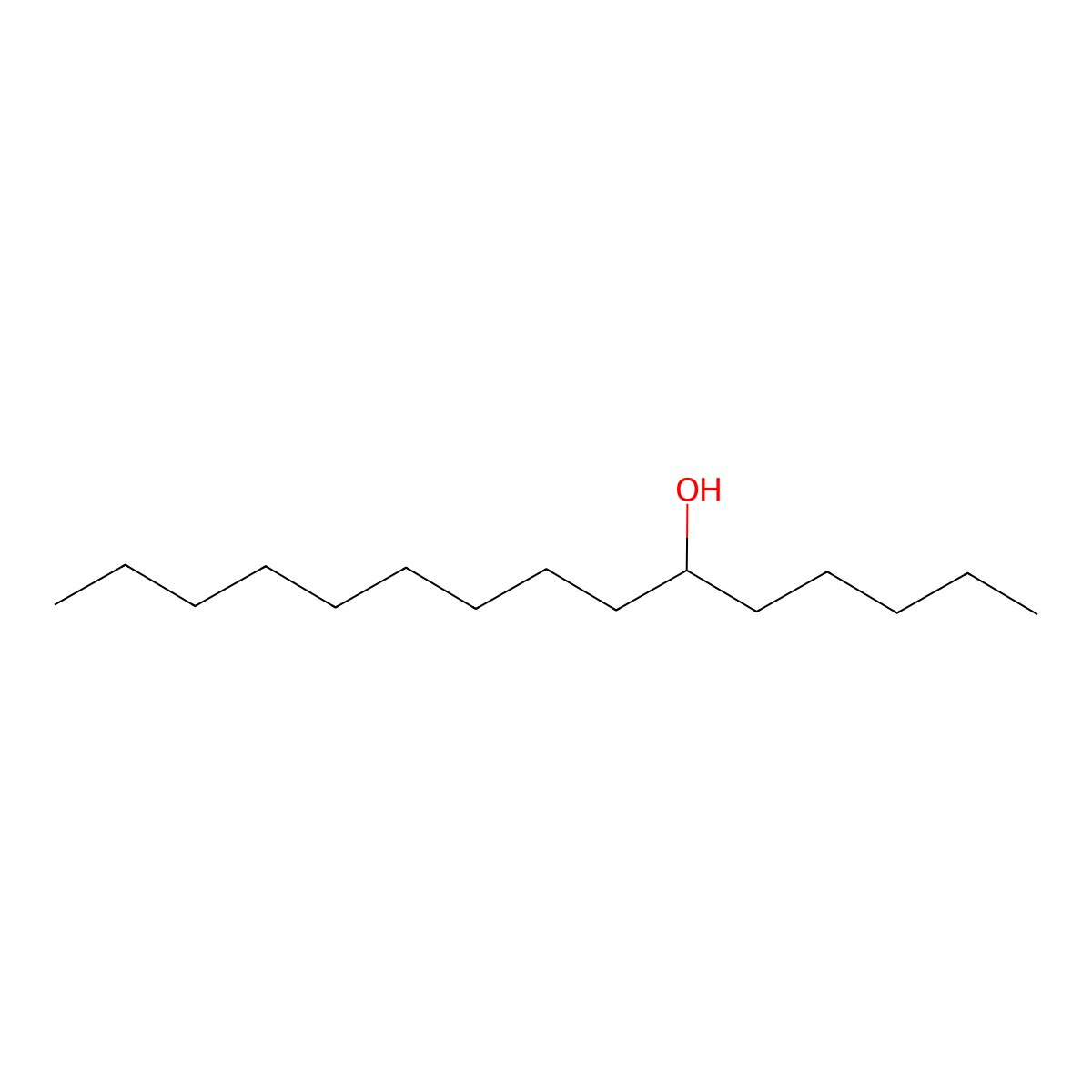 6-Pentadecanol molecular structure, CAS 6836-40-4