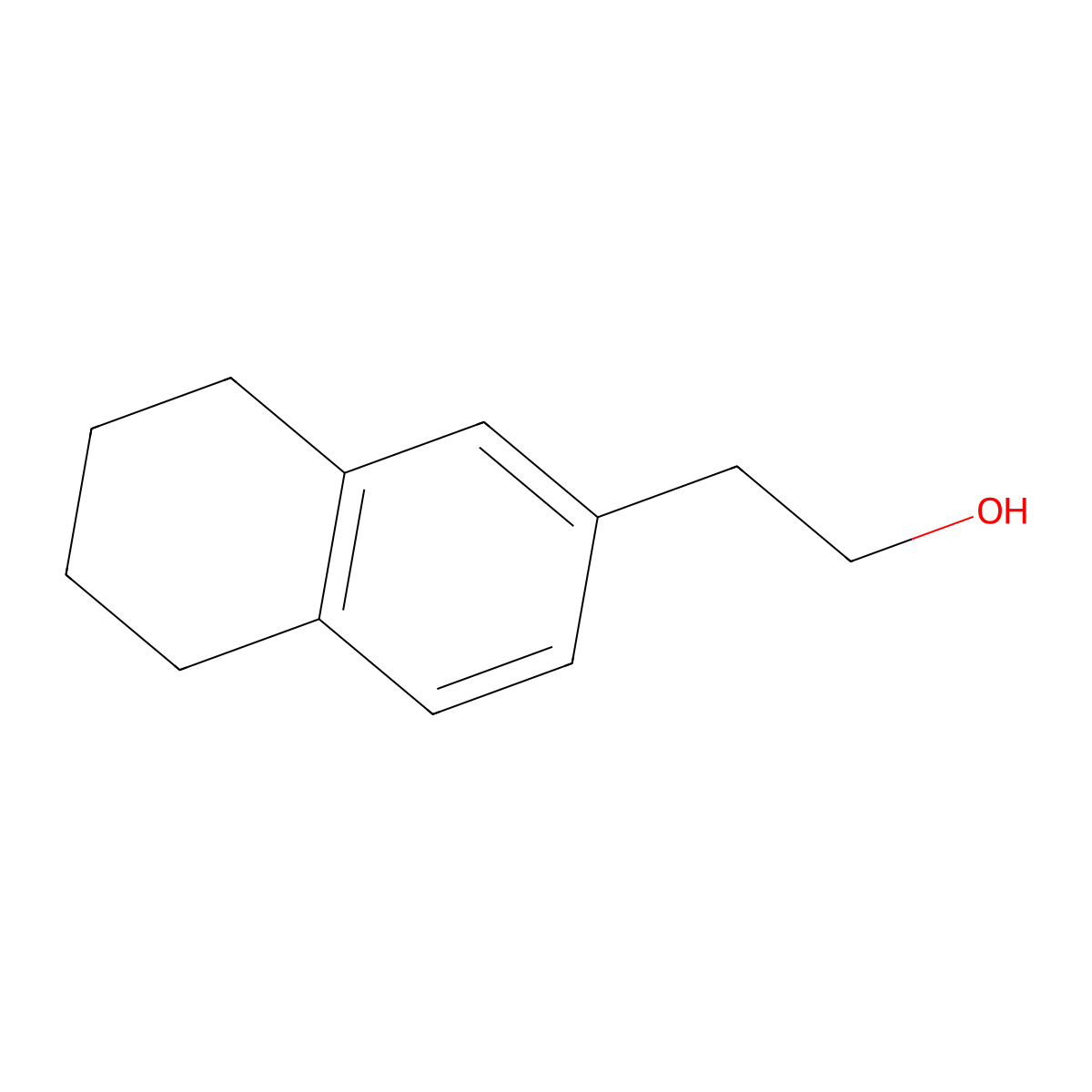 2-(5,6,7,8-Tetrahydronaphthalen-2-yl)ethan-1-ol molecular structure, CAS 6836-45-9