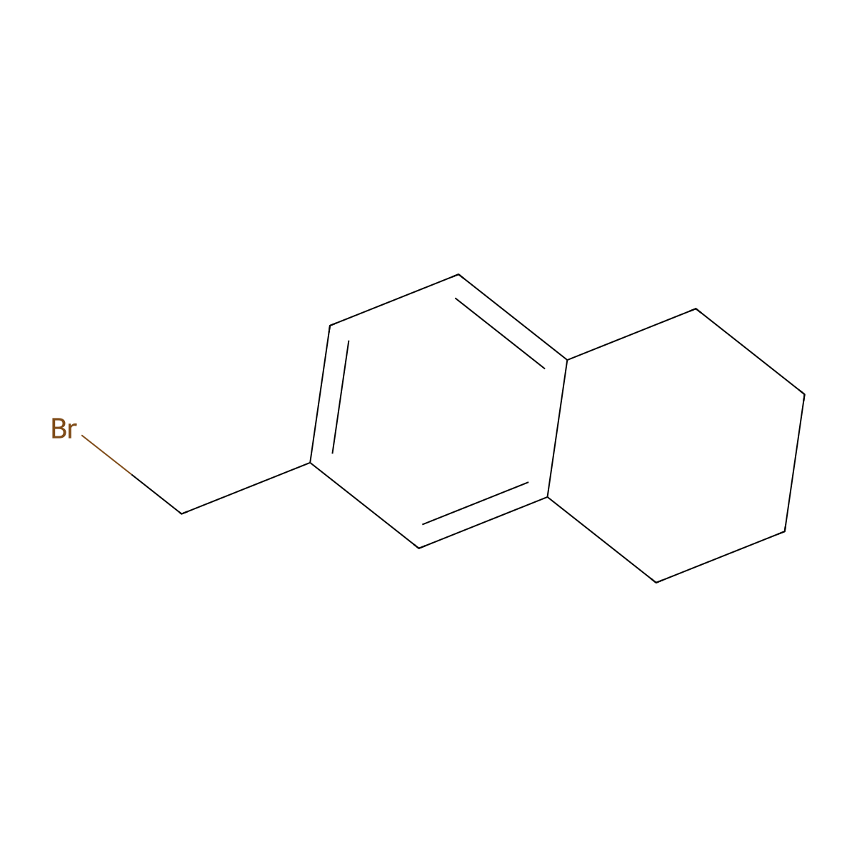6-(Bromomethyl)-1,2,3,4-tetrahydronaphthalene molecular structure, CAS 6836-48-2