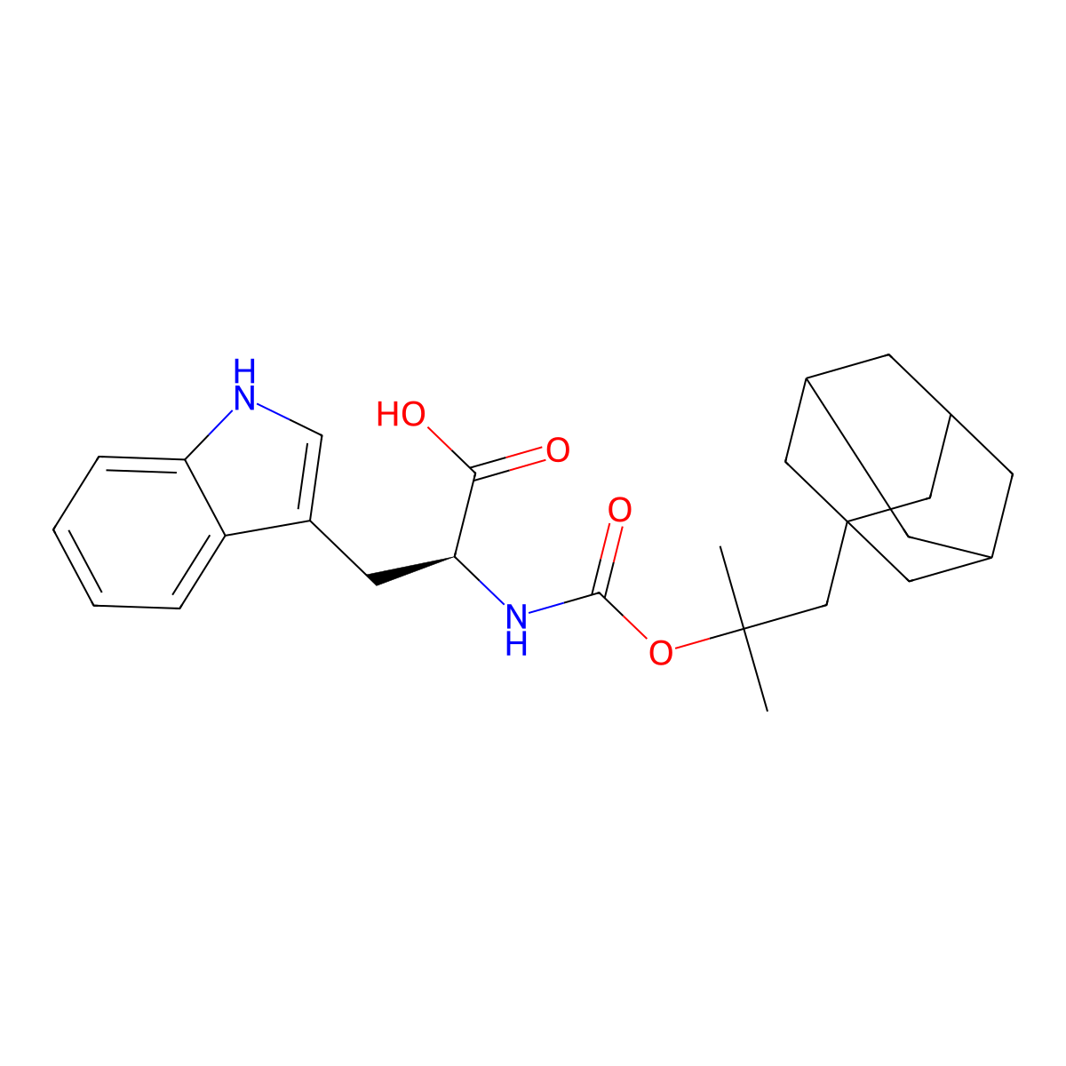 Adpoc-Trp-OH molecular structure, CAS 68388-91-0