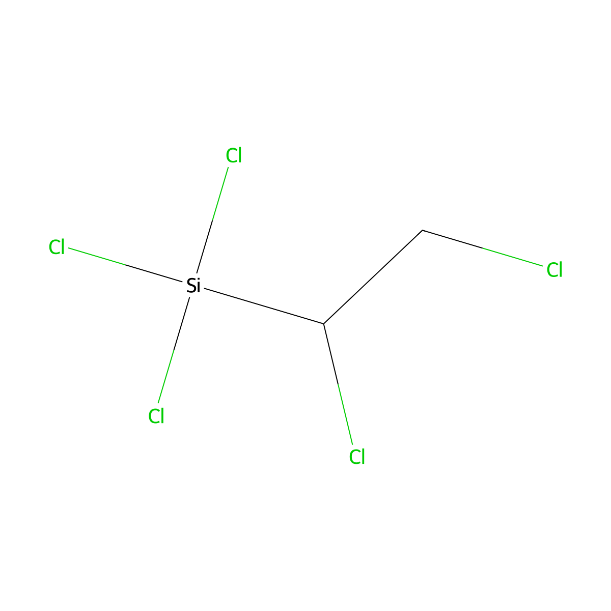 Silane, trichloro(1,2-dichloroethyl)- molecular structure, CAS 684-00-4