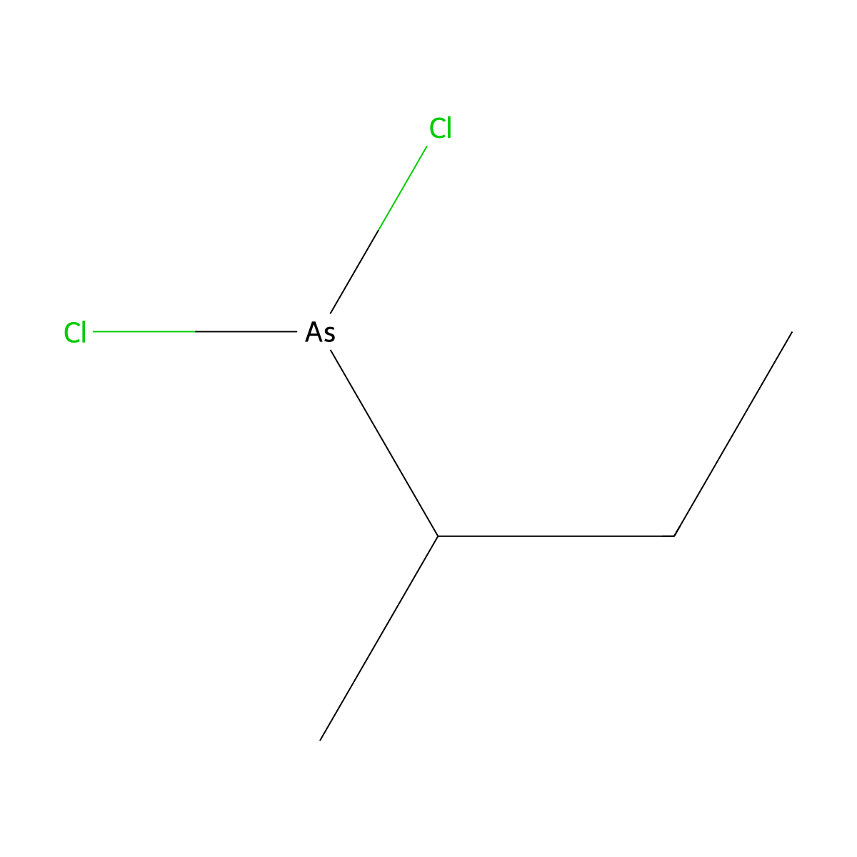 sec-Butyldichloroarsine molecular structure, CAS 684-82-2