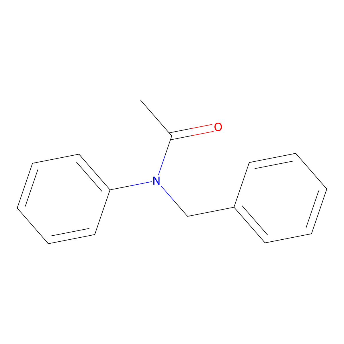 N-benzyl-N-phenylacetamide molecular structure, CAS 6840-29-5