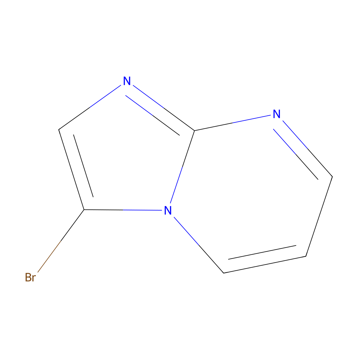 3-Bromoimidazo(1,2-a)pyrimidine molecular structure, CAS 6840-45-5