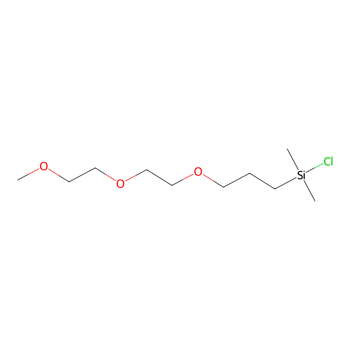 2,5,8-Trioxa-12-silatridecane, 12-chloro-12-methyl- molecular structure, CAS 68400-59-9