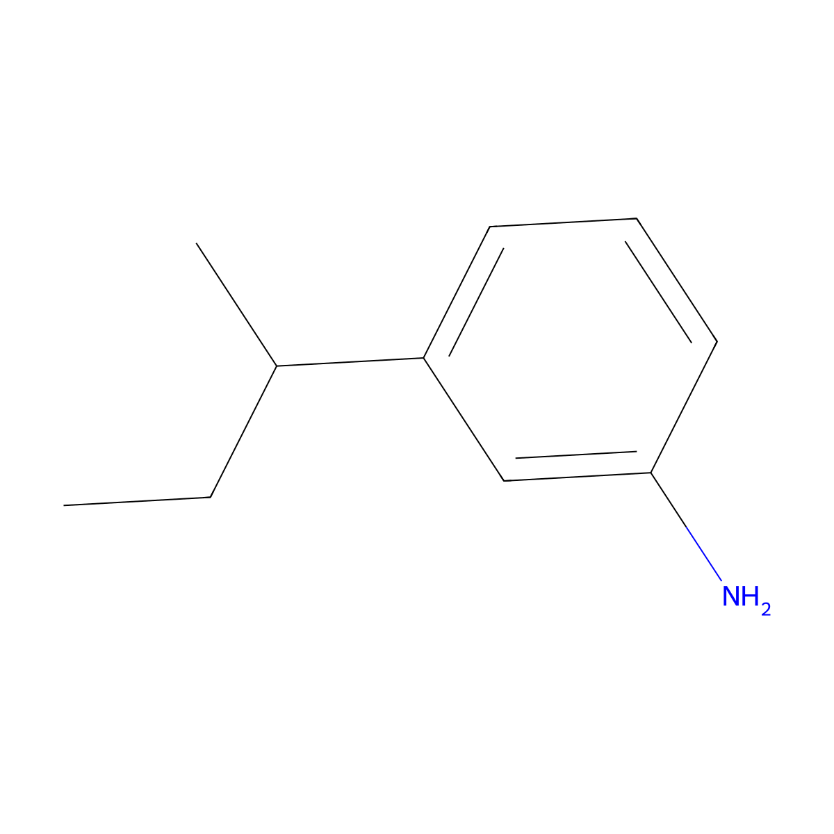 Benzenamine, ar-(1-methylpropyl)- molecular structure, CAS 68400-78-2