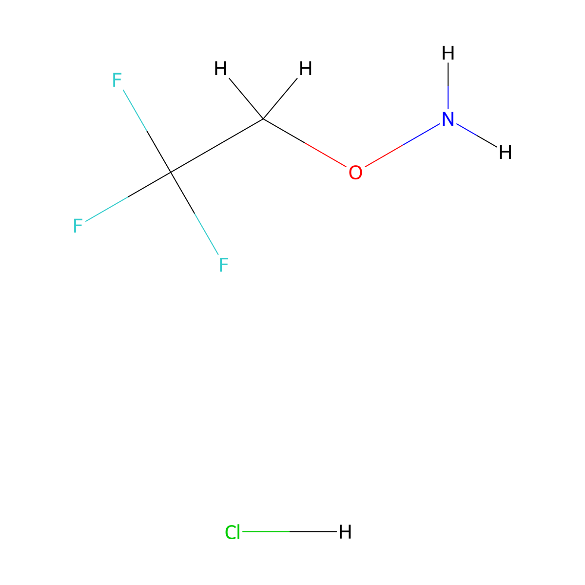 O-(2,2,2-Trifluoroethyl)hydroxylamine hydrochloride molecular structure, CAS 68401-66-1