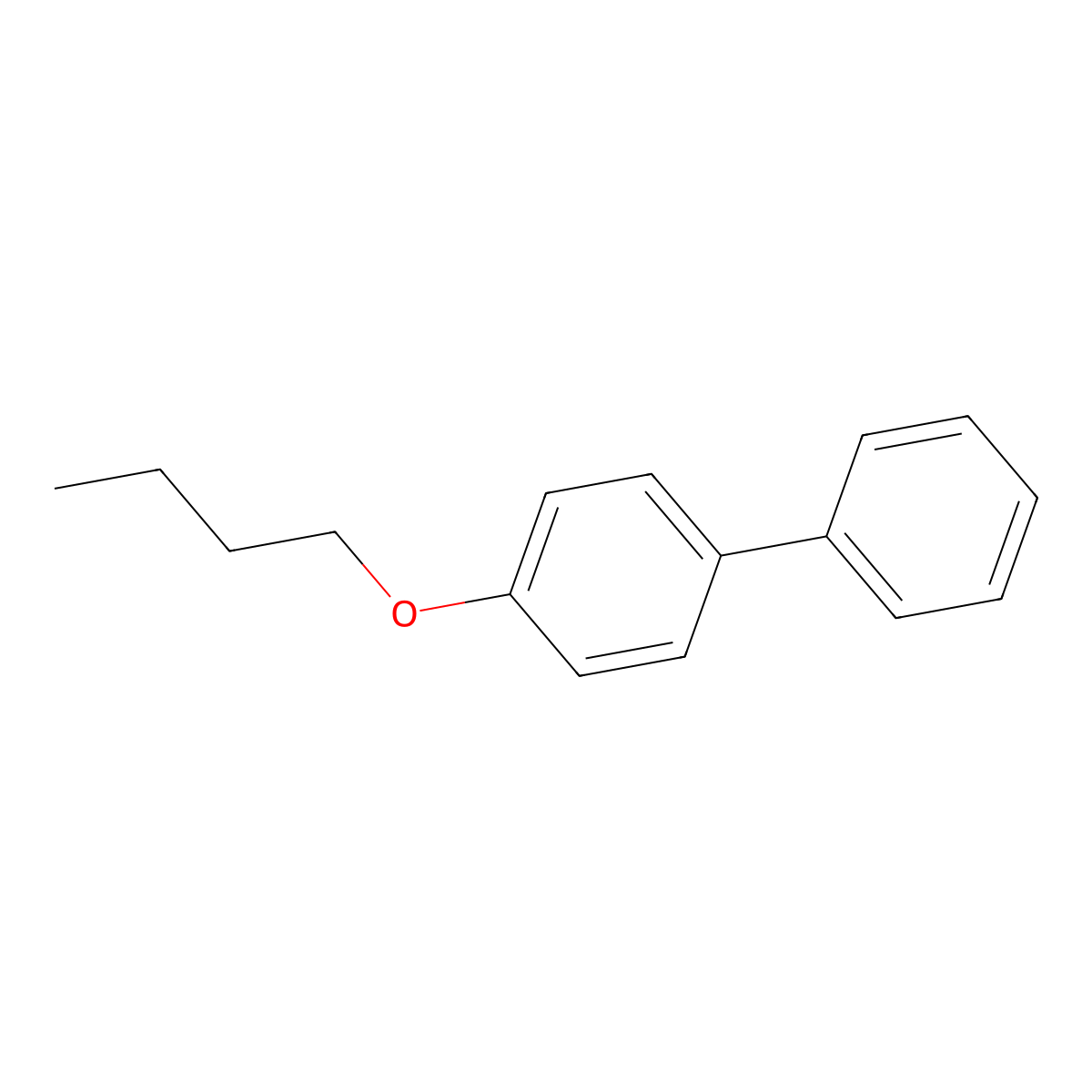 4-Butoxybiphenyl molecular structure, CAS 6842-78-0