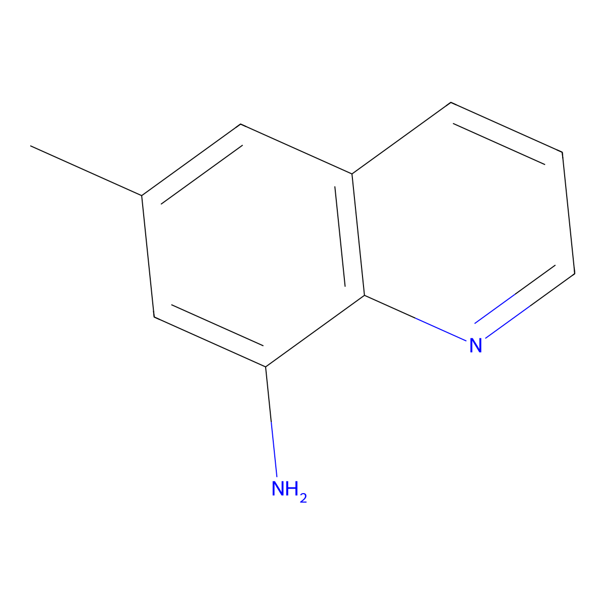 8-Quinolinamine, 6-methyl- molecular structure, CAS 68420-93-9