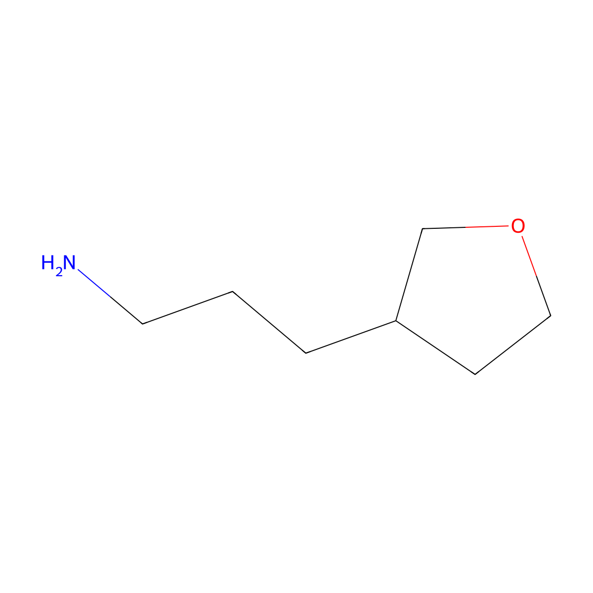 3-(Tetrahydrofuran-3-yl)propan-1-amine molecular structure, CAS 684221-29-2