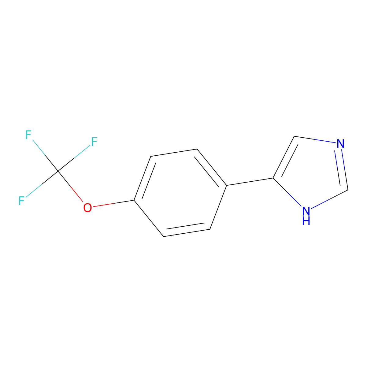 4-(4-Trifluoromethoxyphenyl)-1h-imidazole molecular structure, CAS 684221-40-7