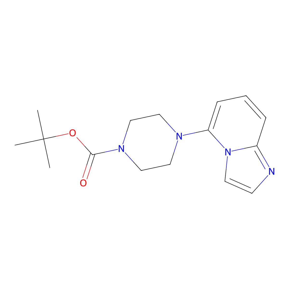 tert-Butyl 4-(imidazo[1,2-a]pyridin-5-yl)piperazine-1-carboxylate molecular structure, CAS 684222-75-1