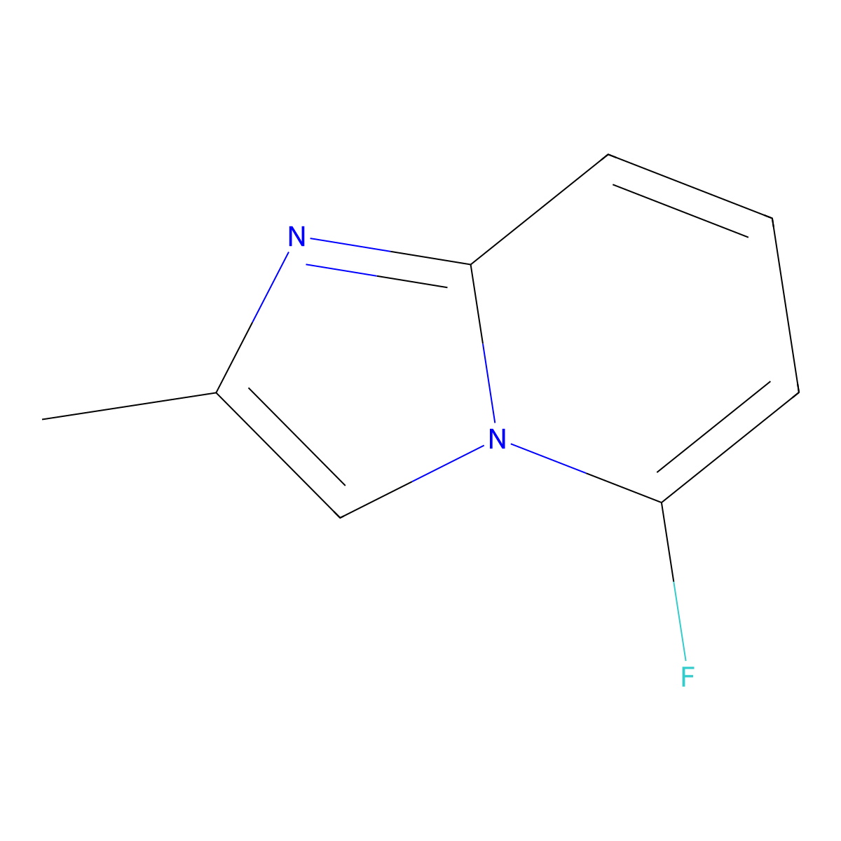 5-Fluoro-2-methylimidazo[1,2-a]pyridine molecular structure, CAS 684223-16-3