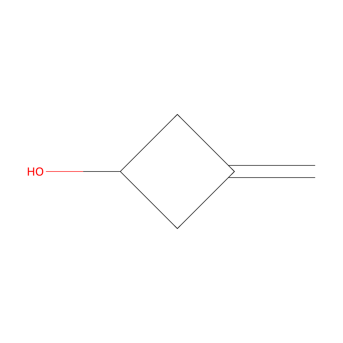 3-Methylenecyclobutanol molecular structure, CAS 68423-20-1