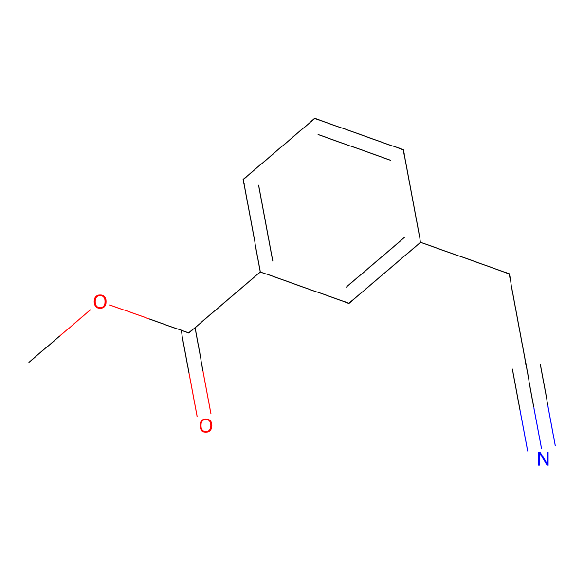 Methyl 3-(cyanomethyl)benzoate molecular structure, CAS 68432-92-8