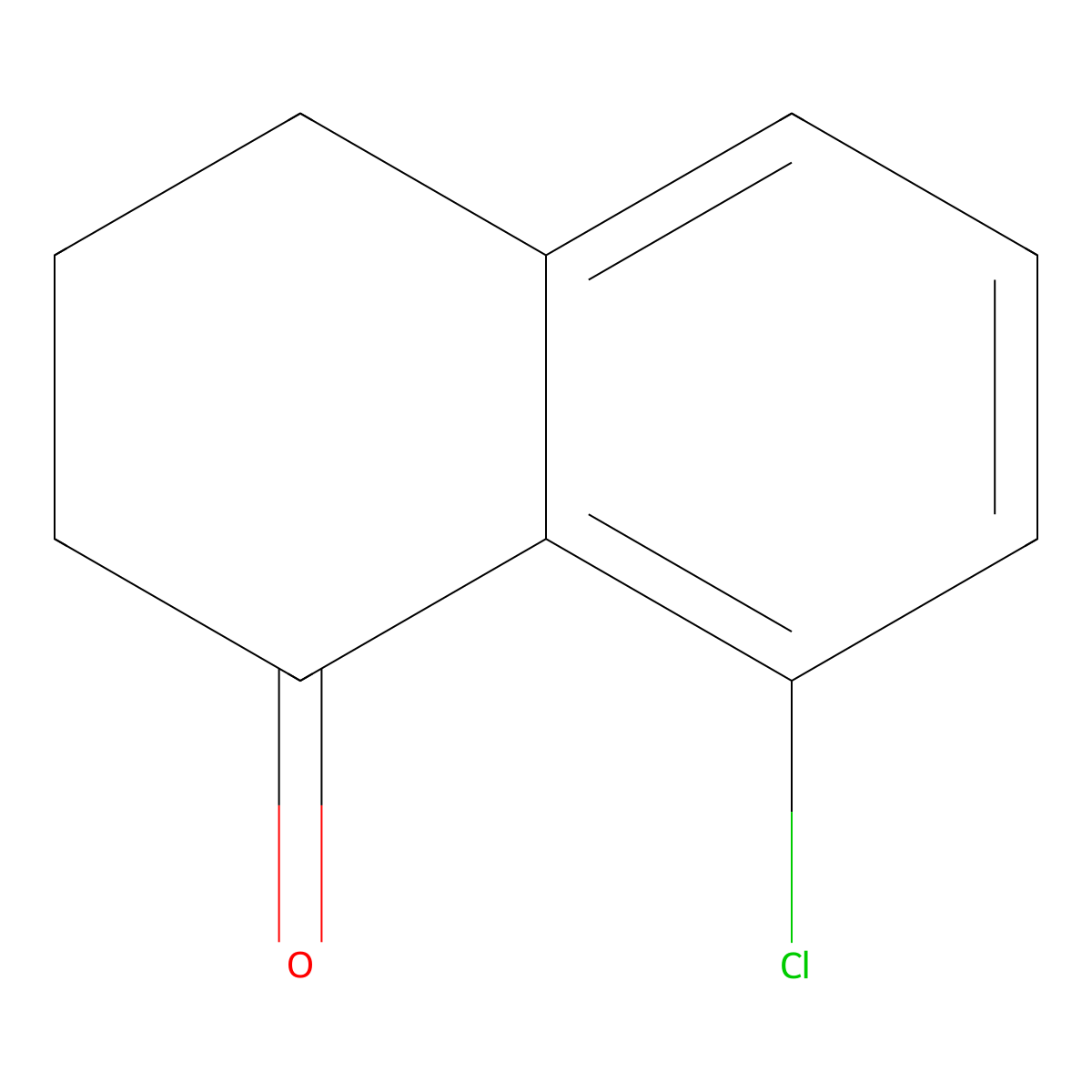 8-Chloro-3,4-dihydro-2H-naphthalen-1-one molecular structure, CAS 68449-32-1