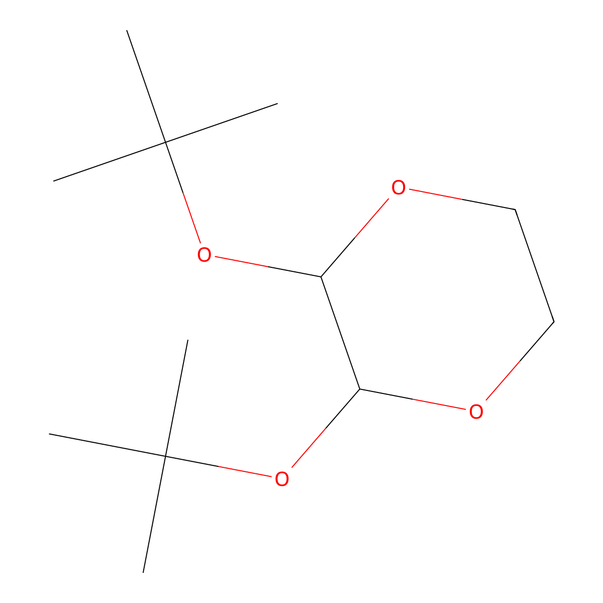 2,3-DI-T-Butoxy-1,4-dioxane molecular structure, CAS 68470-79-1